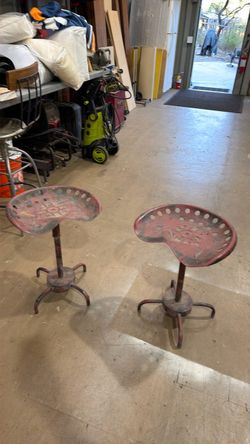 Tractor seat stools