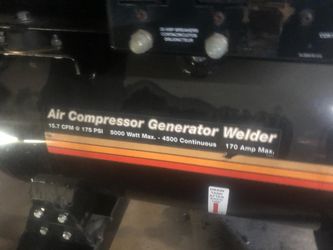 MI-T-M Welder generator air compressor