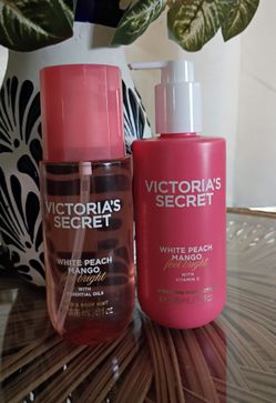 Victoria's Secret White Peach Mango Mist & Lotion Set