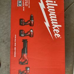 M18 18-Volt Lithium-Ion Cordless Combo Tool Kit with Two 3.0Ah Batteries, 1-Charger, 1-Tool Bag (4-Tool)