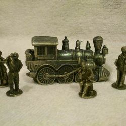 American Pewter Collection Miniature Figurines

