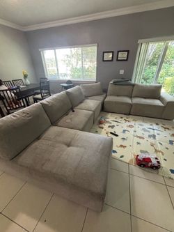 Family sectional couch