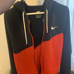 Red And Blue Nike Fleece Jacket 