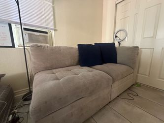 Beige sofa sectional