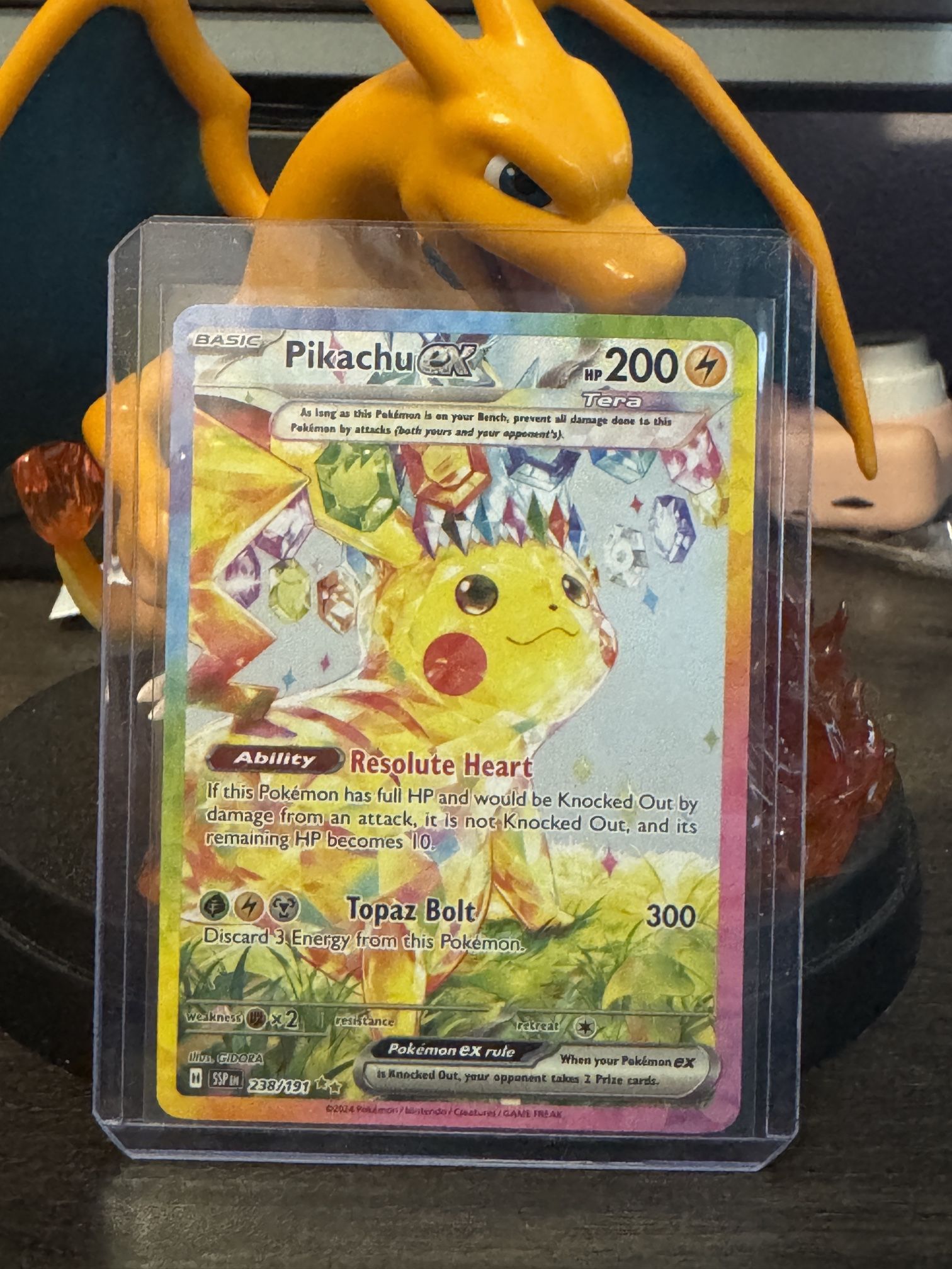 Pikachu EX SAR Surging Sparks