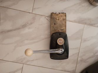 Vintage Morse Single Lever Boat Control Shifter Throttle with Cables and Fittings