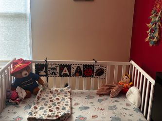 Baby Crib + Mattress + cover