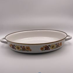 Crowning Touch Harvest Bloom Casserole Dish