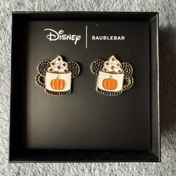 Disney Bauble Bar Pumpkin Spice Latte Earrings 