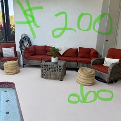 Patio Set For Sale (Nearly New)