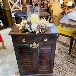 (Project Piece) Wooden Tilt-Out Trash Cabinet 