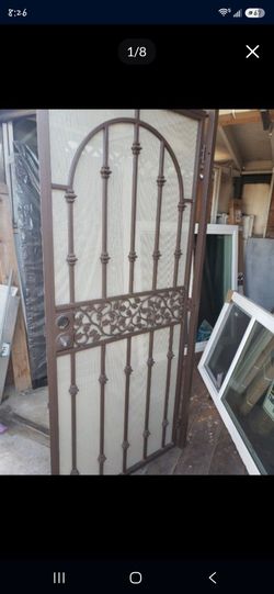 36x84 security door heavy duty 2 tones color,right hand