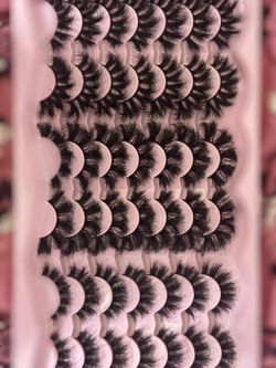 21 pairs of eyelashes 20mm