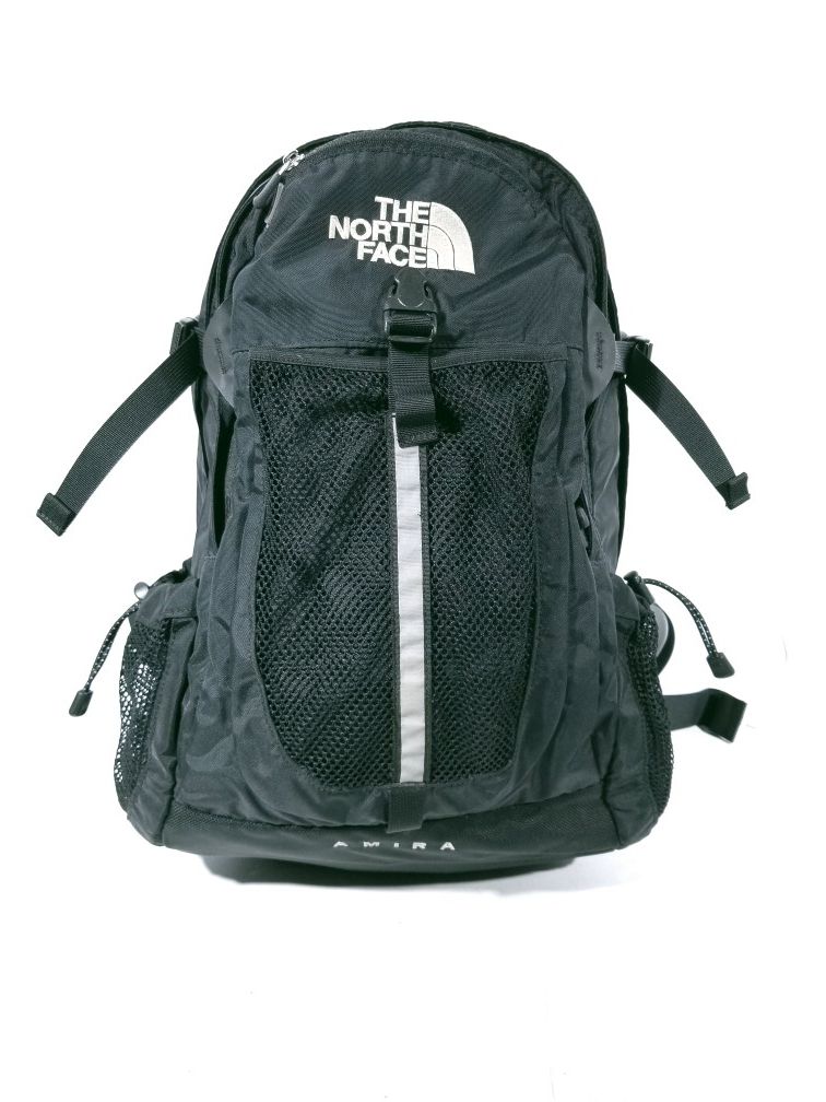 The North Face Amira Black Backpack Laptop School Bag Camping Hiking