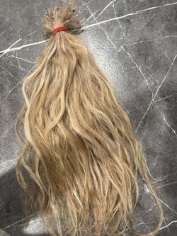 Blonde Microchip Hair Extensions 