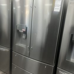 Discount Appliance/ 36”wide X32” Depth French Door Fridge 