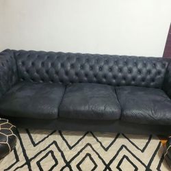 Black Couch Sofa 