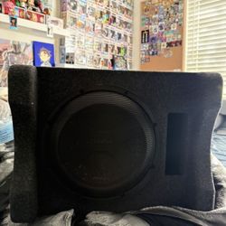 Kenwood Excelon P-XW1241S 12” Pre-loaded Subwoofer Enclosure 4Ω Impedance