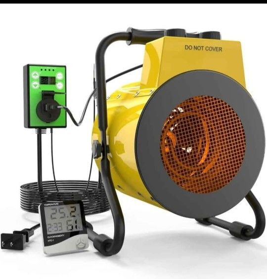 Heater with Digital Thermostat, Outdoor Heaters with Overheat Protection