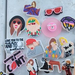 Taylor Swift Silicone Crocs Charms Jibbitz