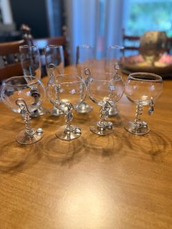 vintage glass collection (Dary Rees artist)