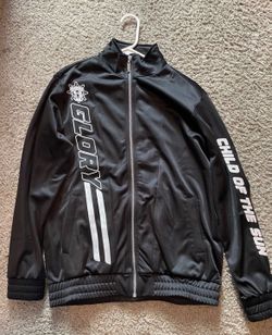 Glo gang/ chief Keef brand Black zip up size S