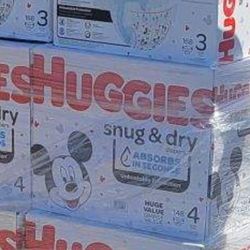 Huggies diapers snug & dry size 3 168ct