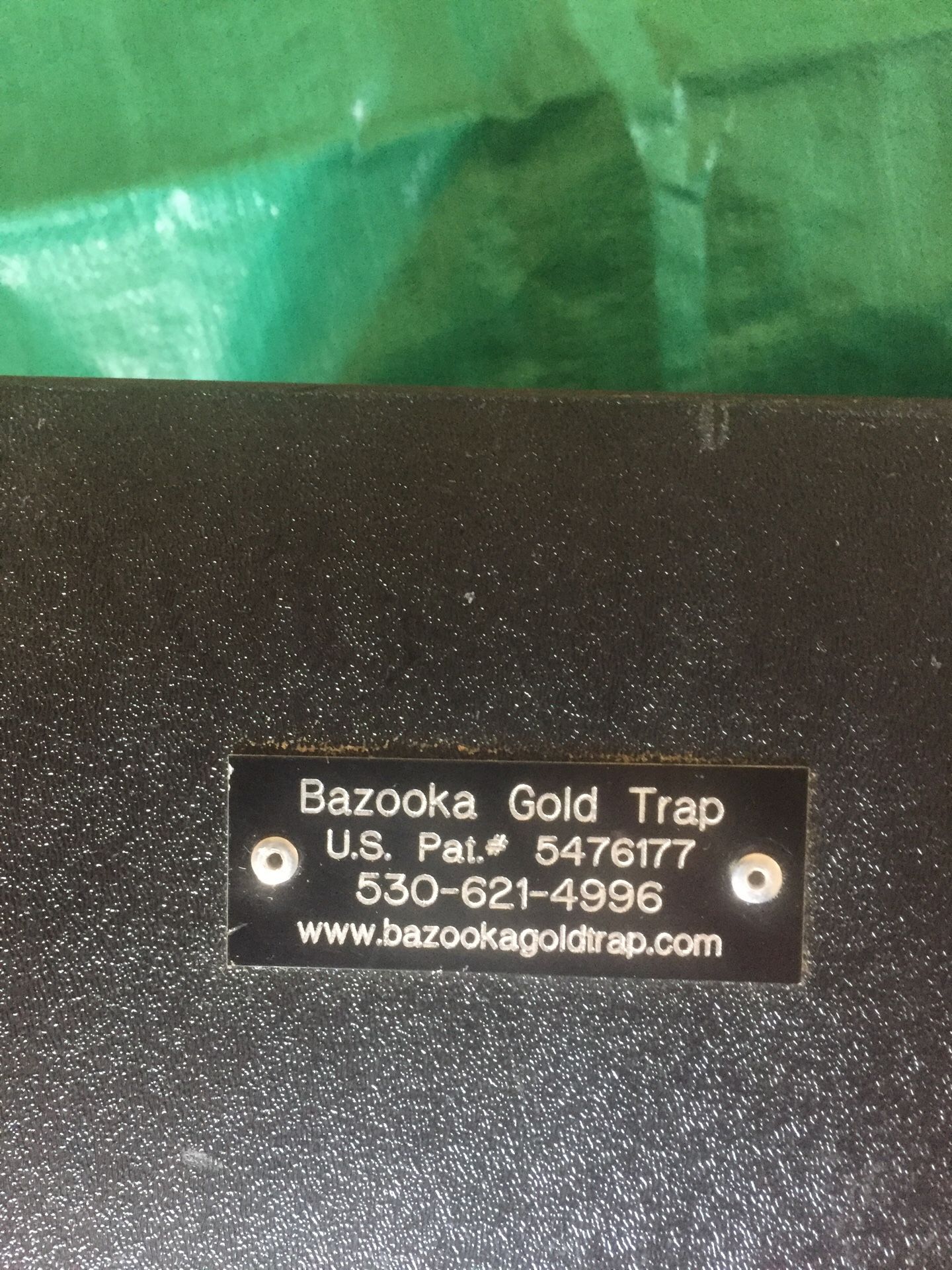 Gold Prospecting Bazooka gold trap