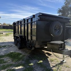 New heavy duty dump trailer 8 lugs 2027