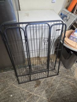 Gated puppy  playpen