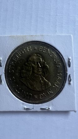 South Africa Cent, 1964 Gem Unc~Last Year Ever Minted~Covered Wagon