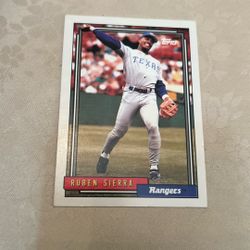 1992 Topps #700 Ruben Sierra Texas Rangers GEM-MT Baseball Card *B906