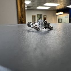 14K 0.50 Carat Oval Diamond Ring