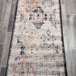 ✨ Loloi Jocelyn Collection Runner Rug /beige, pink, black, orange, gray, and gold tones2’3” x 7’6” ✨