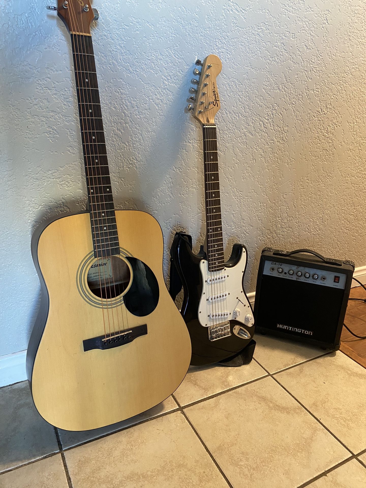 Guitars , Acoustic, Electric , Amp Included 