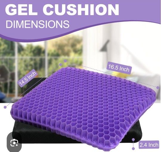 COJIN ORTOPÉDICO DE GEL/ORTHOPEDIC GEL SEAT CUSHION