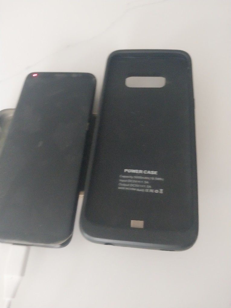 Samsung Galaxy S8  64 Gb.  + Power Case, Plus Case Cover.  SERIOUS BUYERS ONLY 