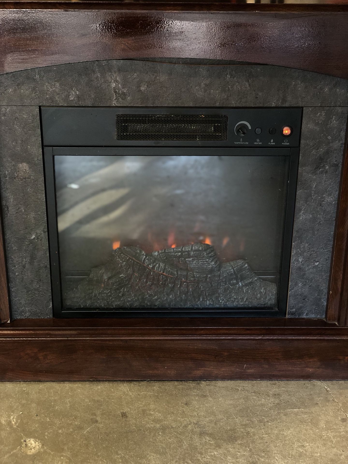 36" wide Prokonian Electric Fireplace SP181705LED Space Room Heater