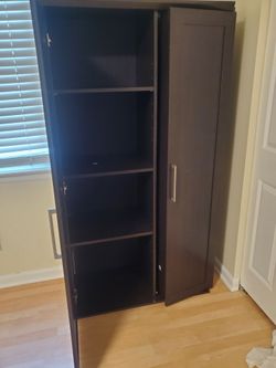 Dark brown modern cabinet