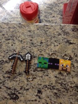 Minecraft key chains