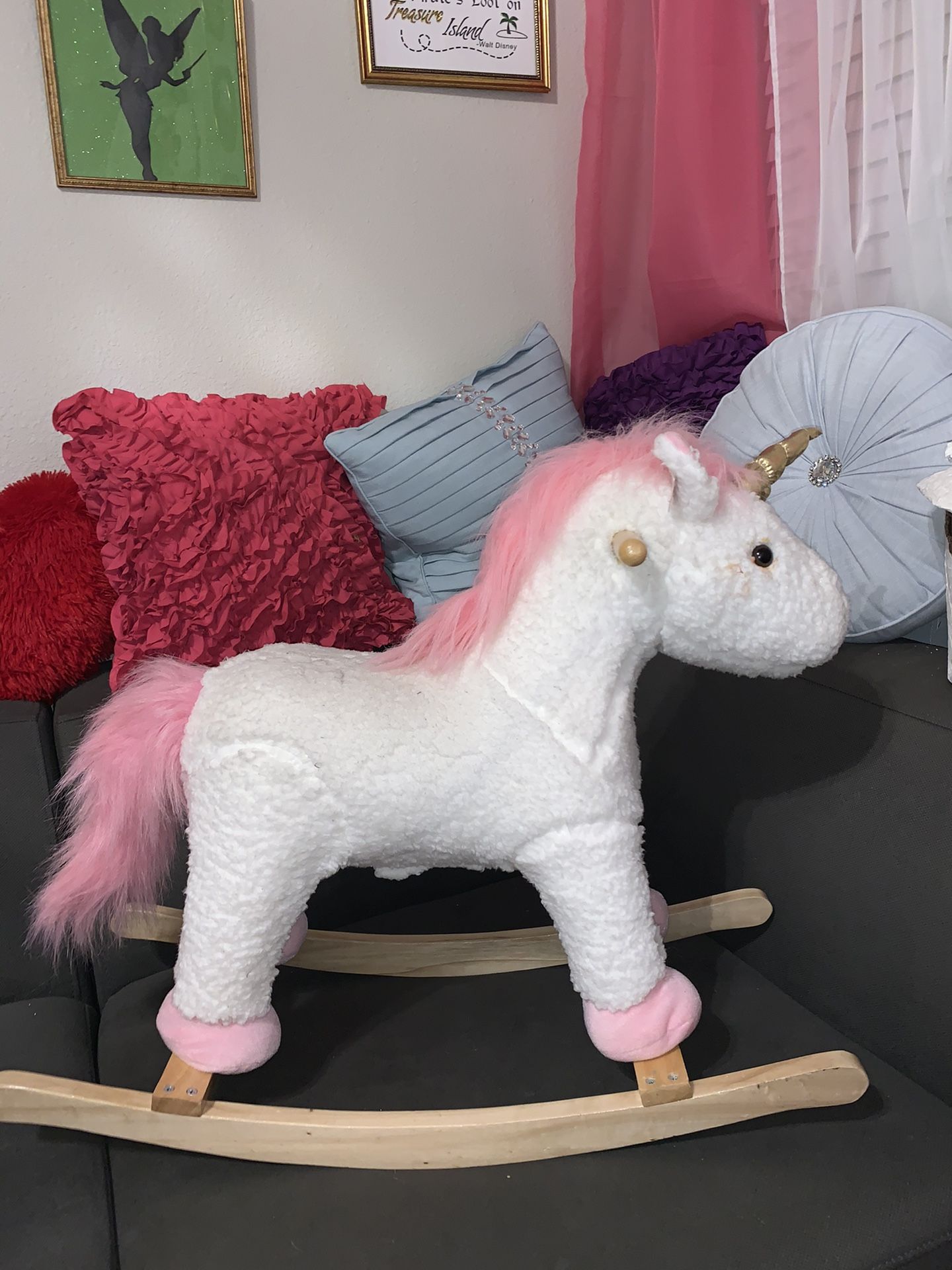 Kids rocking horse unicorn