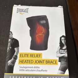Heated joint knee pain relief