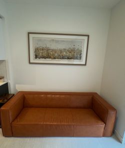 Leather couch