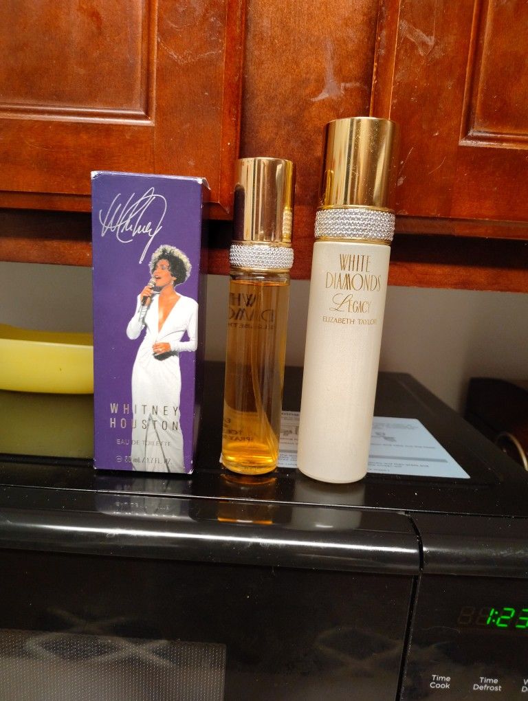 WHITNEY HOUSTON & LIZ TAYLOR PERFUME 2 👑👑