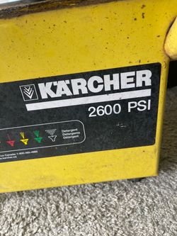 Karcher 2600 PSI Gas powered pressure washer