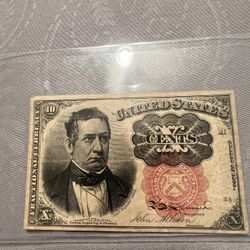 10 cent fractional currency 