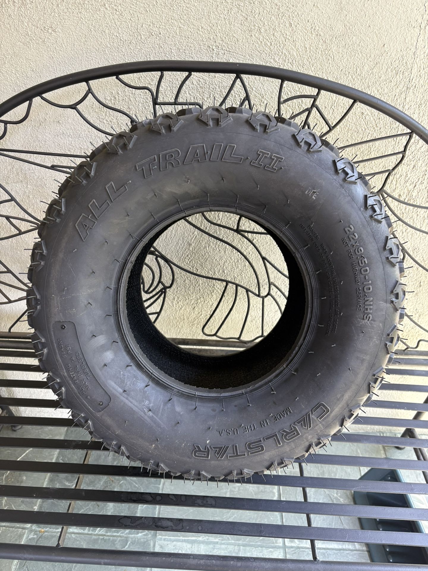 New! Carlisle Carlstar All Trail II ATV Tire - 22X9.50-10