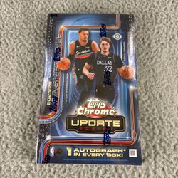 2025/26 Topps Chrome Basketball Update Series Hobby Box New