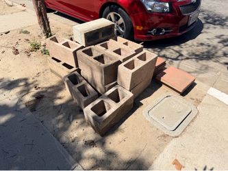 Free Cinder blocks and Pavers