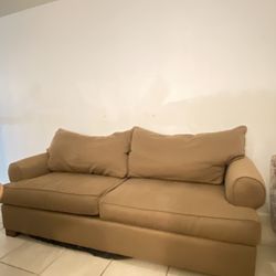 Like New Brown Couch, Extremely Comfortable Sofa Couch, Soft Material Excellent Condition 